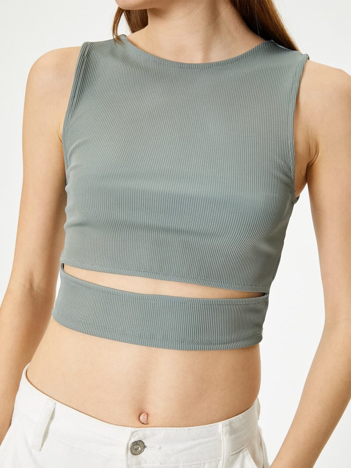 تیشرت باکسی کلاه دار سبز - تصویر 3