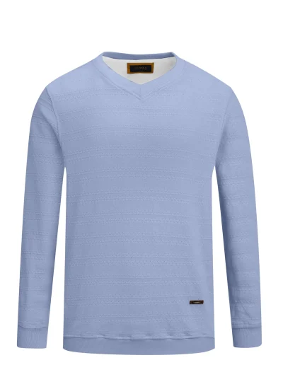 پلیور طرح دار آبی 91