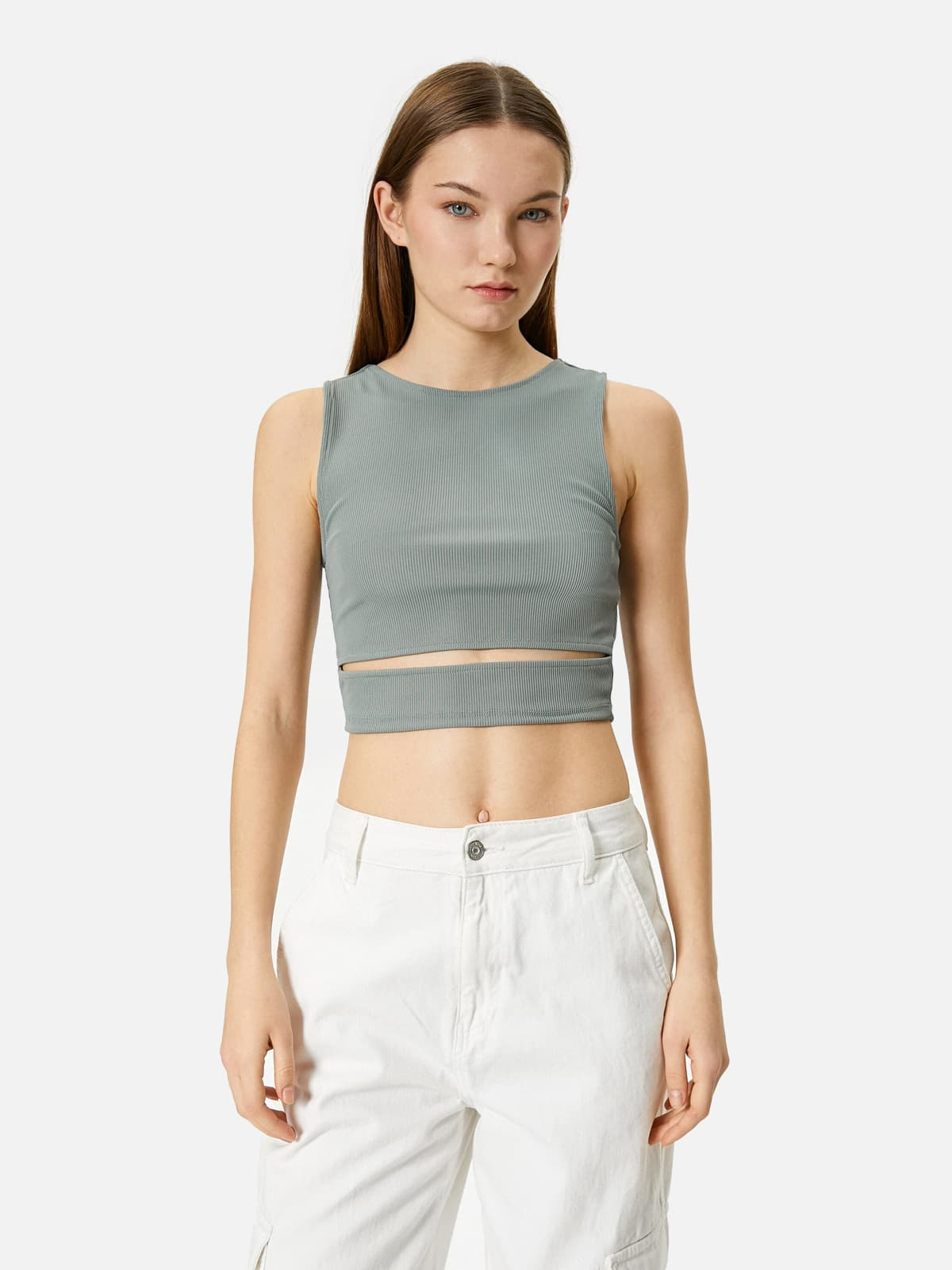 تی‌شرت باکسی کلاه دار سبز