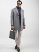 پالتو یقه انگلیسی طوسی 85